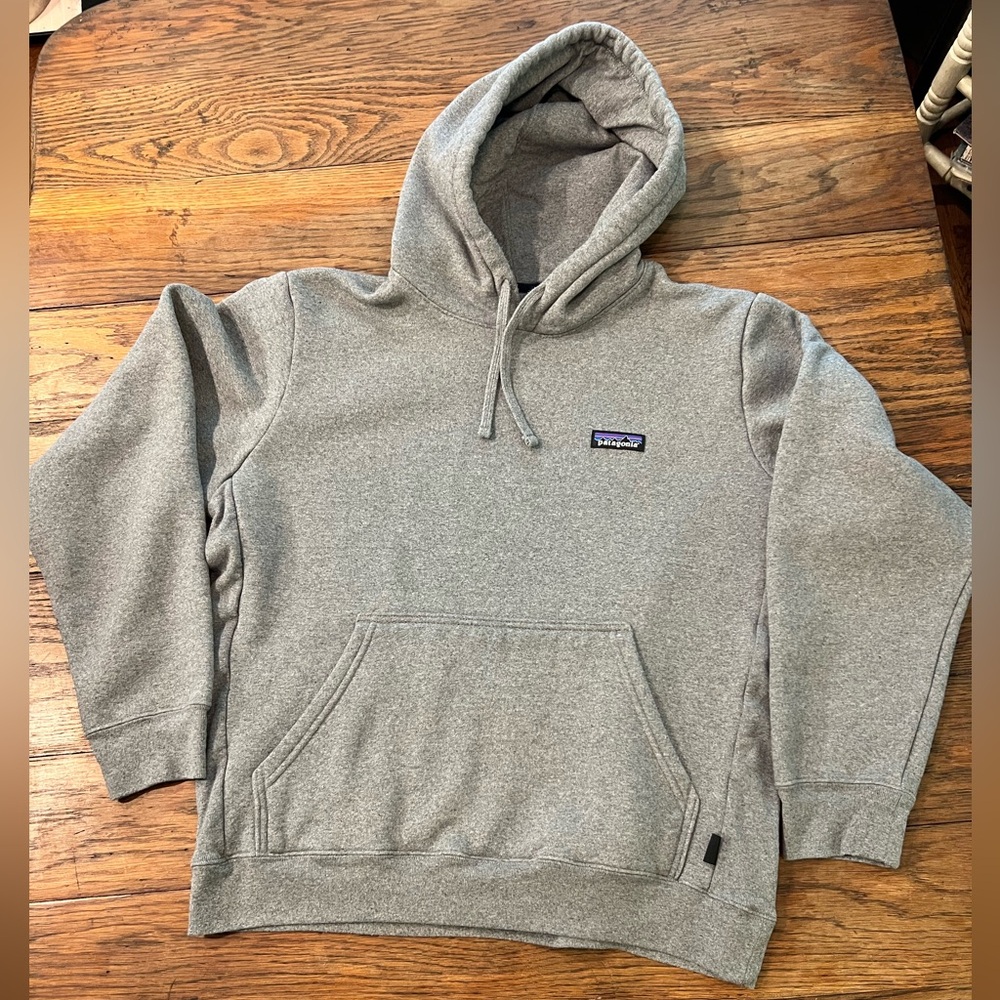 Patagonia Gray Hooded Pullover Sweatshirt